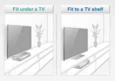PANASONIC SC-HTE80 (SC-HTE80EG-S) hangprojektor - ezüst Audio-Video / Hifi / Multimédia - Hangprojektor / soundbar - Tv állványként is használható - 289180