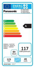PANASONIC TX-49DX603E Ultra HD televízió Televíziók - LED televízió - UHD 4K felbontású - 303420