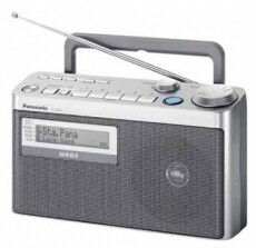 PANASONIC RF-U350 (RF-U350EG-S) hordozható rádió - ezüst Audio-Video / Hifi / Multimédia - Rádió / órás rádió - Hordozható, zseb-, táska rádió - 289205