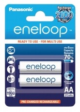 PANASONIC eneloop AA akku (1900mAh) (BK-3MCCE/2BE) 2db Akkuk és töltők - Elem méretű akku és töltő - Akku - 302455