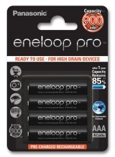 PANASONIC Eneloop Pro BK4HCCE-4BE 4xAAA 930mAh akkucsomag Akkuk és töltők - Elem méretű akku és töltő - Akku - 302465