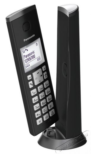PANASONIC KX-TGK210PDB vezeték nélküli telefon - fekete Mobil / Kommunikáció / Smart - DECT / cordless telefon - 328480