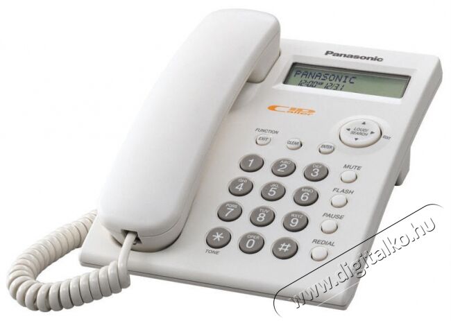 PANASONIC KX-TSC11HGW vezetékes telefon Mobil / Kommunikáció / Smart - Vezetékes telefon / fax - 299128