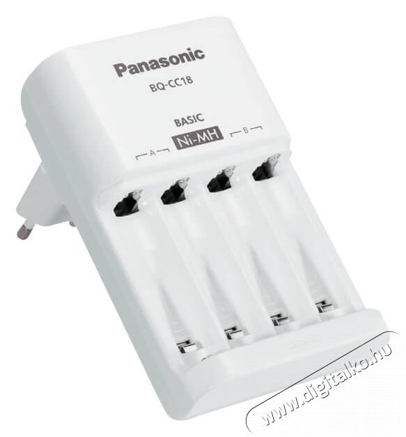 PANASONIC Eneloop KKJ51MCC40E akkutöltő timer + 4xAA 1600 mAh akku Akkuk és töltők - Elem méretű akku és töltő - Töltő - 336610