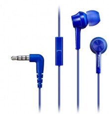 PANASONIC RP-TCM115E-A fülhallgató headset - kék Audio-Video / Hifi / Multimédia - Fül és Fejhallgatók - Fülhallgató mikrofonnal / headset - 347529