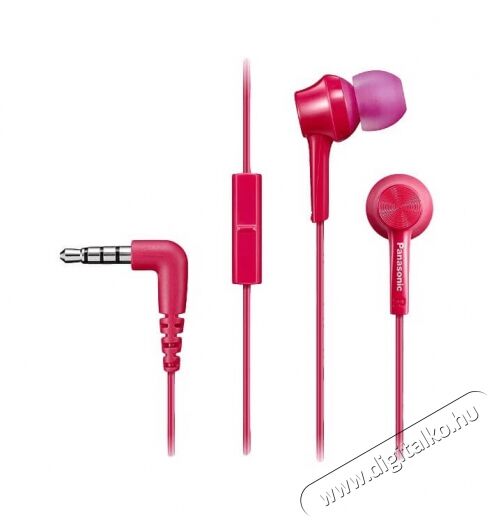 PANASONIC RP-TCM115E-P fülhallgató headset - pink Audio-Video / Hifi / Multimédia - Fül és Fejhallgatók - Fülhallgató mikrofonnal / headset - 347531