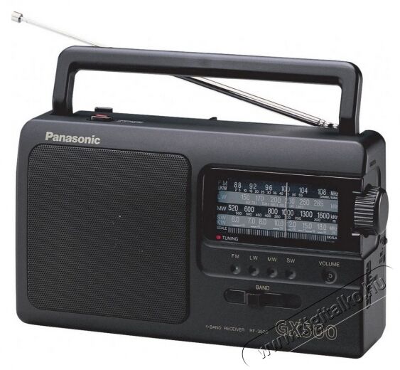 PANASONIC RF-3500 (RF-3500E9-K) hordozható rádió - fekete Audio-Video / Hifi / Multimédia - Rádió / órás rádió - Hordozható, zseb-, táska rádió - 289207