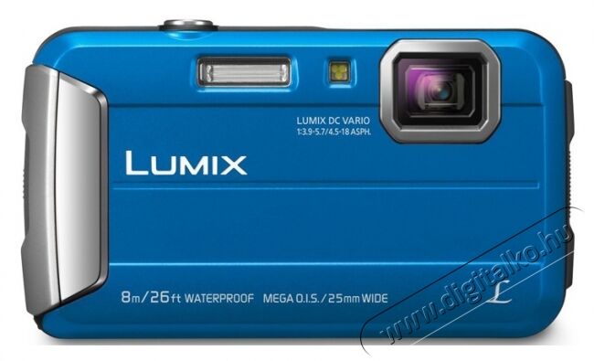 PANASONIC DMC-FT30 (DMC-FT30EP-A) - kék Fényképezőgép / kamera - Kompakt fényképezőgép - Kaland és vízálló fényképezőgép - 285860