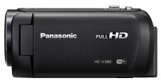 PANASONIC HC-V380 (HC-V380EP-K) videokamera - fekete Fényképezőgép / kamera - Memóriakártyás videokamera - Kompakt - 298348