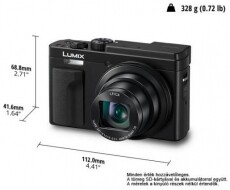 PANASONIC DC-TZ95EP fényképezőgép - fekete Fényképezőgép / kamera - Kompakt fényképezőgép - Normál tudású kompakt - 352886