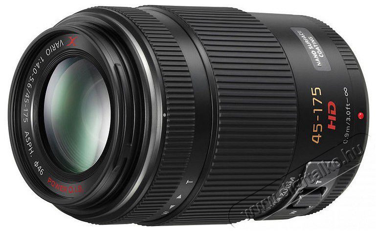 PANASONIC Lumix G X VARIO PZ 45-175mm objektív - fekete Fotó-Videó kiegészítők - Objektív - Zoom objektív - 377824