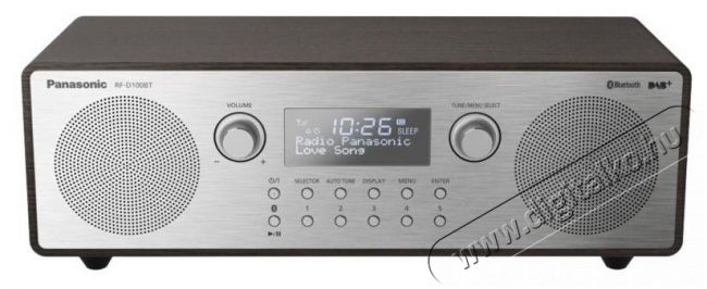 PANASONIC RF-D100BTEGT Bluetooth rádió Audio-Video / Hifi / Multimédia - Rádió / órás rádió - Hordozható, zseb-, táska rádió - 384867
