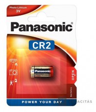 PANASONIC CR2 3V lítium fotóelem 1db/csomag Akkuk és töltők - Elem - 461889