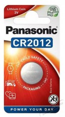 PANASONIC CR2012 3V lítium gombelem 1db/csomag Akkuk és töltők - Elem - 462848