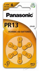 PANASONIC PR-13(48)/6LB PR13 cink-levegő hallókészülék elem 6 db/csomag Akkuk és töltők - Elem - 464169