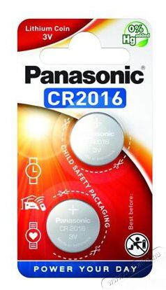 PANASONIC CR2016 3V lítium gombelem 2db/csomag Akkuk és töltők - Elem - 462791