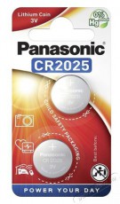 PANASONIC CR2025 3V lítium gombelem 2db/csomag Akkuk és töltők - Elem - 462794