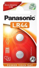 PANASONIC LR-44EL/2B LR44 elem 1 db Akkuk és töltők - Elem - 462812