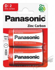 PANASONIC RedZinc R20RZ/2BP D/góliát cink-mangán tartós elem 2 db/csomag Akkuk és töltők - Elem - 464021
