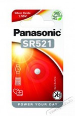PANASONIC SR-521 1,55V ezüst-oxid óraelem 1db/csomag Akkuk és töltők - Elem - 464025