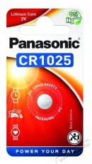 PANASONIC CR1025 3V lítium gombelem 1db/csomag Akkuk és töltők - Elem - 462841