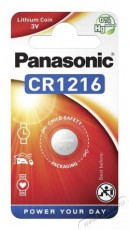 PANASONIC CR1216 3V lítium gombelem 1db/csomag Akkuk és töltők - Elem - 462843