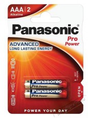 PANASONIC LR03PPG/2BP 1,5V AAA/mikro tartós alkáli elem 2 db/csomag Akkuk és töltők - Elem - 464037