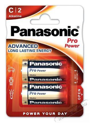 PANASONIC LR14PPG/2BP 1,5V C/baby tartós alkáli elem 2 db/csomag Akkuk és töltők - Elem - 464041