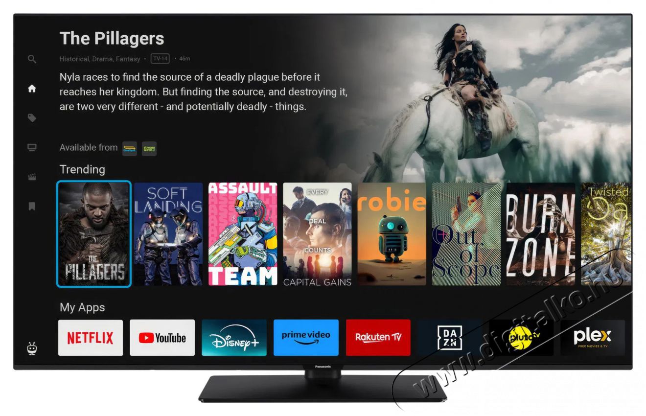 PANASONIC TB-65W61AEZ Telev&iacute;zi&oacute;k - LED telev&iacute;zi&oacute; - UHD 4K felbont&aacute;s&uacute; - 512149