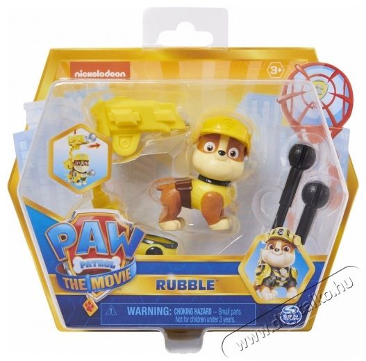 Paw patrol Paw Patrol The Movie Rubble figura H&aacute;ztart&aacute;s / Otthon / K&uuml;lt&eacute;r - J&aacute;t&eacute;k / Sport - J&aacute;t&eacute;kfigura - 533674