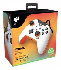 PDP Atomic Xbox Series X|S/Xbox One/PC 3,5 mm audio vezetékes fehér kontroller Iroda és számítástechnika - Játék konzol - Kontroller - 404644