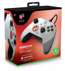 PDP Rematch Xbox Series X|S/Xbox One/PC 3,5 mm audio vezetékes fehér kontroller Iroda és számítástechnika - Játék konzol - Kontroller - 404060