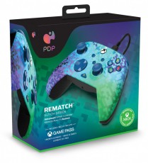 PDP Rematch Xbox Series X|S/Xbox One/PC 3,5 mm audio vezetékes zöld kontroller Iroda és számítástechnika - Játék konzol - Kontroller - 404062
