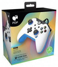 PDP Ion Xbox Series X|S/Xbox One/PC 3,5 mm audio vezetékes fehér kontroller Iroda és számítástechnika - Játék konzol - Kontroller - 453430