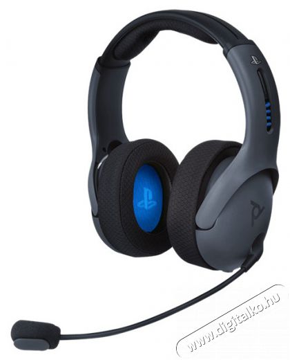 PDP LVL50 PlayStation 4 vezeték nélküli szürke headset Audio-Video / Hifi / Multimédia - Fül és Fejhallgatók - Fejhallgató mikrofonnal / headset - 455710