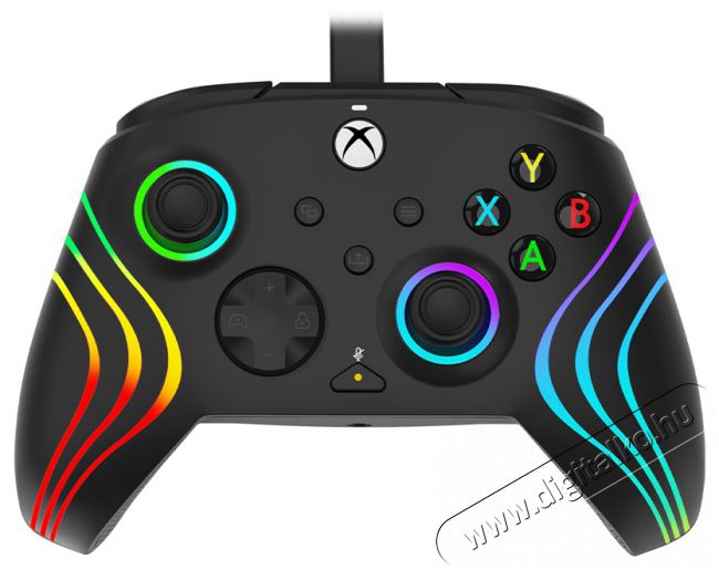 PDP Afterglow Wave Xbox Series X|S/Xbox One/PC 3,5 mm audio Lighting vezetékes kontroller Iroda és számítástechnika - Játék konzol - Kontroller - 457122