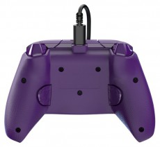 PDP 049-024-PR Afterglow Wave Xbox Series X|S/Xbox One/PC RGB LED lila vezetékes kontroller Iroda és számítástechnika - Játék konzol - Kontroller - 500132
