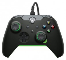 PDP 049-012-GG Xbox Series X|S/Xbox One/PC vezetékes neon fekete kontroller Iroda és számítástechnika - Játék konzol - Kontroller - 500222