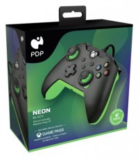 PDP 049-012-GG Xbox Series X|S/Xbox One/PC vezetékes neon fekete kontroller Iroda és számítástechnika - Játék konzol - Kontroller - 500222