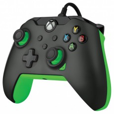 PDP 049-012-GG Xbox Series X|S/Xbox One/PC vezetékes neon fekete kontroller Iroda és számítástechnika - Játék konzol - Kontroller - 500222