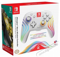 PDP 500-238-WH Afterglow Wave Nintendo Switch/Switch 2 RGB LED Lighting fehér vezeték nélküli kontroller Iroda és számítástechnika - Játék konzol - Kontroller - 507426
