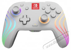 PDP 500-238-WH Afterglow Wave Nintendo Switch/Switch 2 RGB LED Lighting fehér vezeték nélküli kontroller Iroda és számítástechnika - Játék konzol - Kontroller - 507426