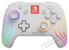 PDP 500-238-WH Afterglow Wave Nintendo Switch/Switch 2 RGB LED Lighting fehér vezeték nélküli kontroller Iroda és számítástechnika - Játék konzol - Kontroller - 507426