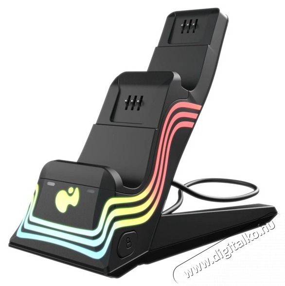 PDP 049-033-BK Afterglow Wave Xbox Series X|S/Xbox One RGB fekete kontroller t&ouml;ltő&aacute;llom&aacute;s Iroda &eacute;s sz&aacute;m&iacute;t&aacute;stechnika - J&aacute;t&eacute;k konzol - Kieg&eacute;sz&iacute;tő - 514521