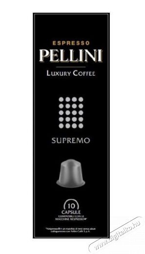 Pellini Supremo Nespresso kávékapszula 10db Konyhai termékek - Kávéfőző / kávéörlő / kiegészítő - Kávé kapszula / pod / szemes / őrölt kávé - 355153