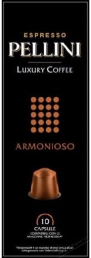 Pellini ARMONIOSO Nespresso kompatibilis kávékapszula, 10 db Konyhai termékek - Kávéfőző / kávéörlő / kiegészítő - Kávé kapszula / pod / szemes / őrölt kávé - 355148