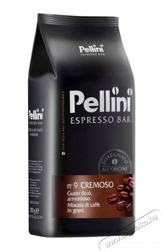 Pellini Cremoso szemes kávé 1kg Konyhai termékek - Kávéfőző / kávéörlő / kiegészítő - Kávé kapszula / pod / szemes / őrölt kávé