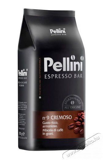 Pellini Cremoso szemes kávé 1kg Konyhai termékek - Kávéfőző / kávéörlő / kiegészítő - Kávé kapszula / pod / szemes / őrölt kávé - 355149