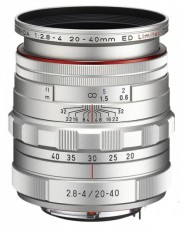 Pentax 20-40mm f/2,8-4 HD DA ED Limited DC WR - ezüst Fotó-Videó kiegészítők - Objektív - Zoom objektív - 275377