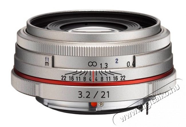 Pentax 21mm f/3,2 AL - ezüst Fotó-Videó kiegészítők - Objektív - Fix fókuszú objektív - 273477